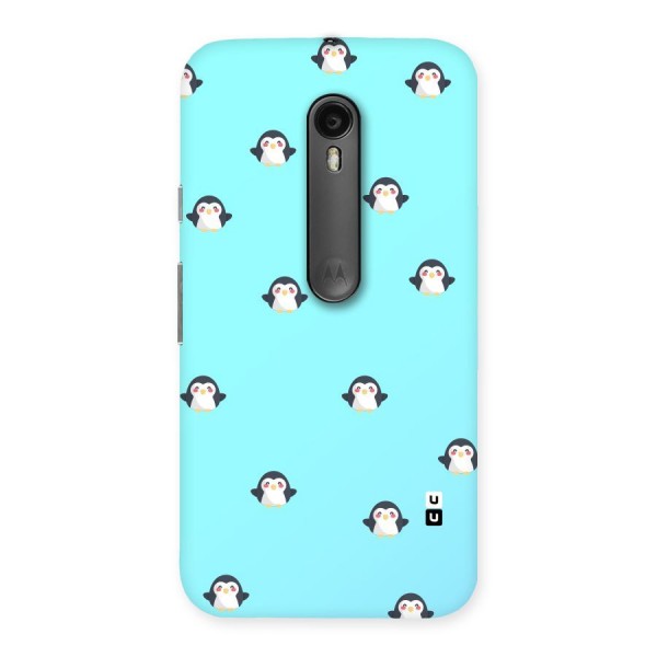 Penguins Pattern Print Back Case for Moto G3