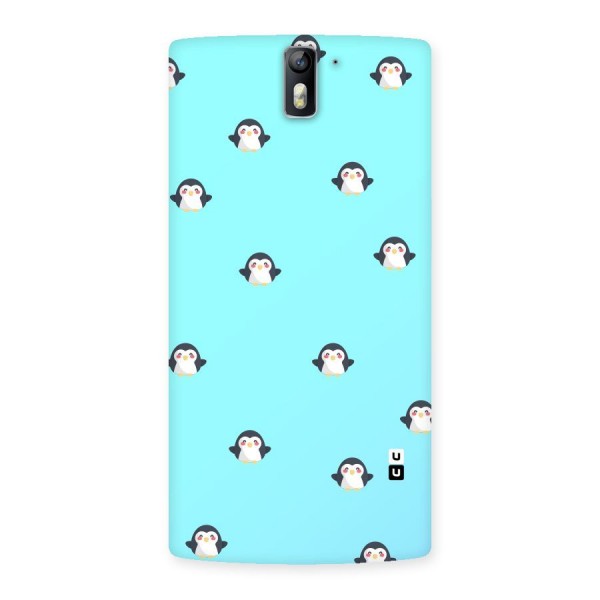 Penguins Pattern Print Back Case for One Plus One