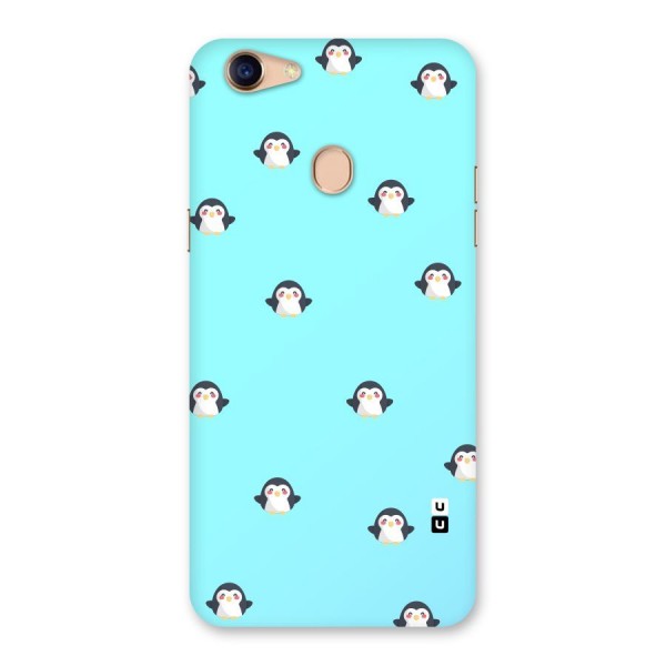 Penguins Pattern Print Back Case for Oppo F5