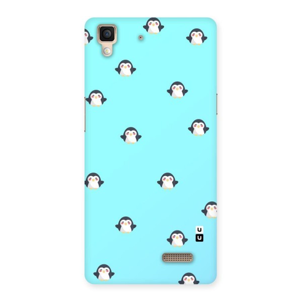 Penguins Pattern Print Back Case for Oppo R7