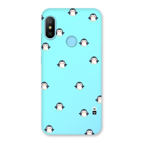 Penguins Pattern Print Back Case for Redmi 6 Pro