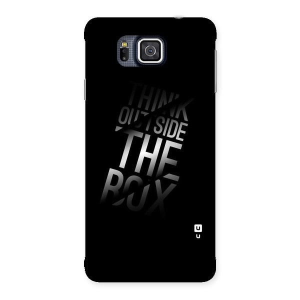 Perspective Thinking Back Case for Galaxy Alpha