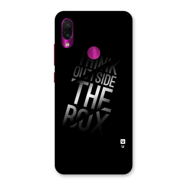 Perspective Thinking Back Case for Redmi Note 7 Pro