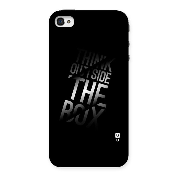 Perspective Thinking Back Case for iPhone 4 4s