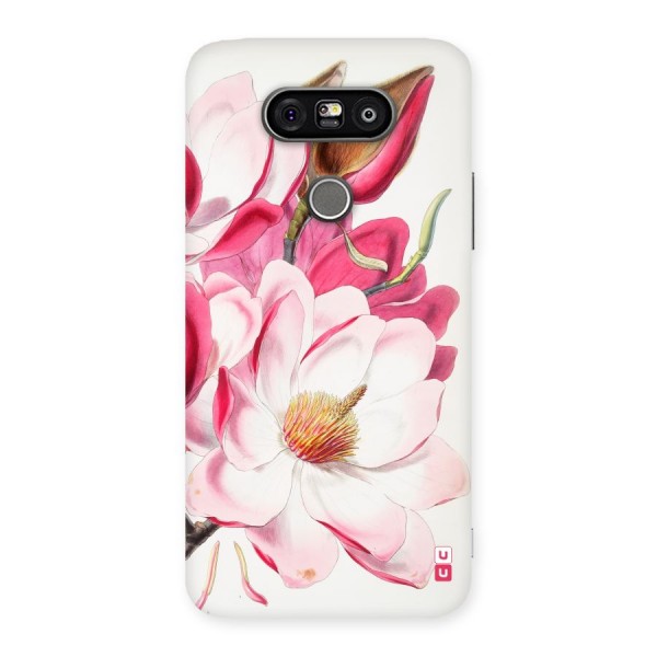 Pink Beautiful Flower Back Case for LG G5