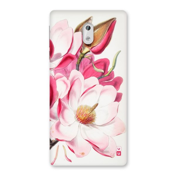 Pink Beautiful Flower Back Case for Nokia 3