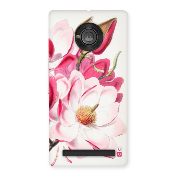 Pink Beautiful Flower Back Case for Yu Yuphoria