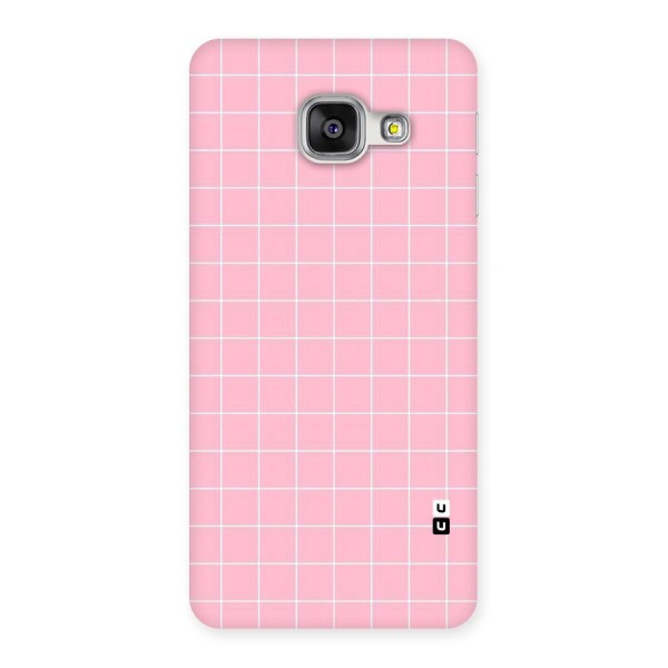 Pink Checks Back Case for Galaxy A3 2016