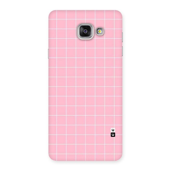 Pink Checks Back Case for Galaxy A7 2016