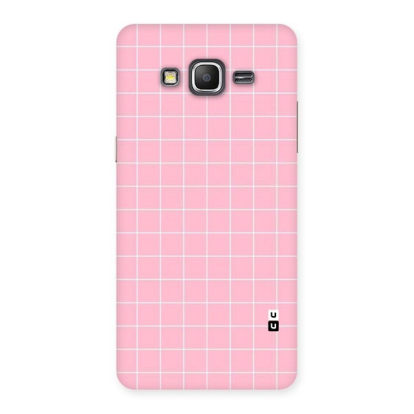 Pink Checks Back Case for Galaxy Grand Prime