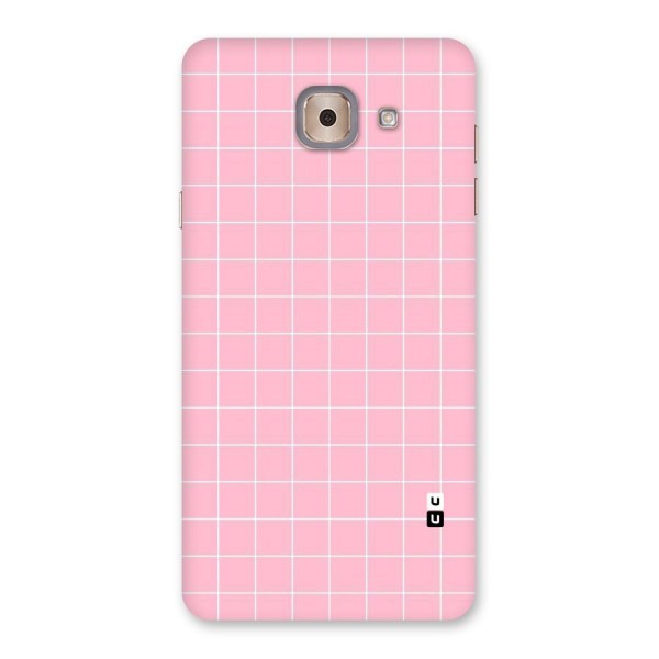 Pink Checks Back Case for Galaxy J7 Max