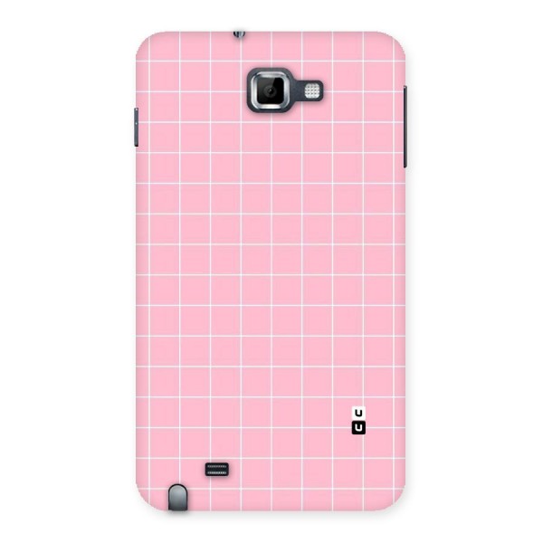 Pink Checks Back Case for Galaxy Note