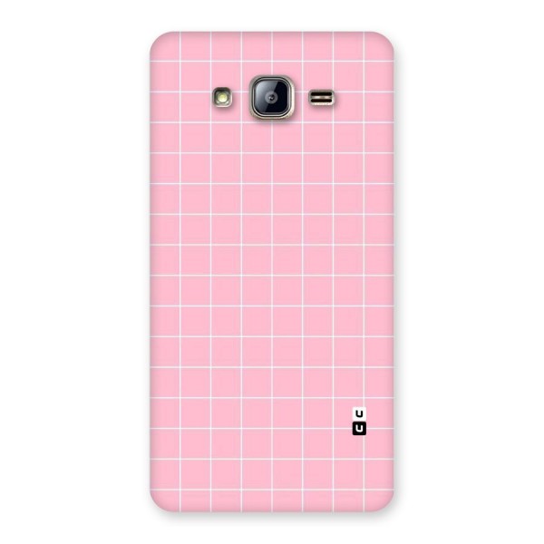 Pink Checks Back Case for Galaxy On5