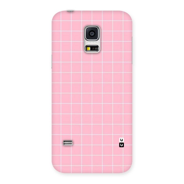 Pink Checks Back Case for Galaxy S5 Mini