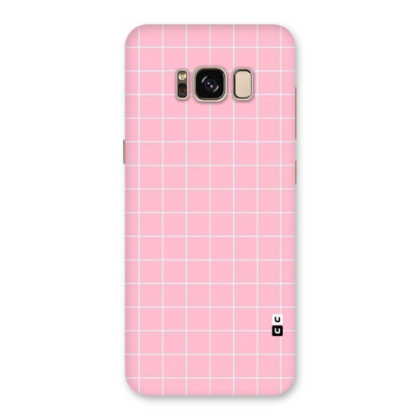 Pink Checks Back Case for Galaxy S8