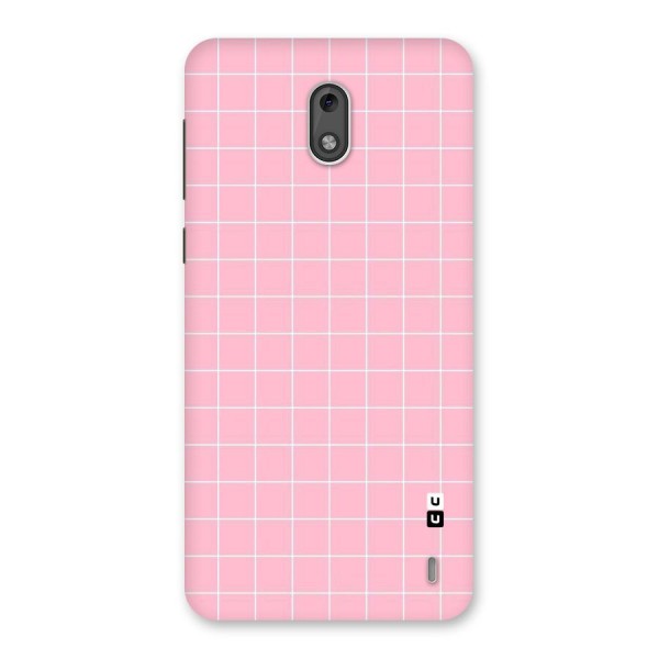 Pink Checks Back Case for Nokia 2