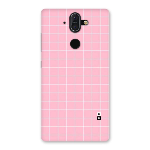 Pink Checks Back Case for Nokia 8 Sirocco