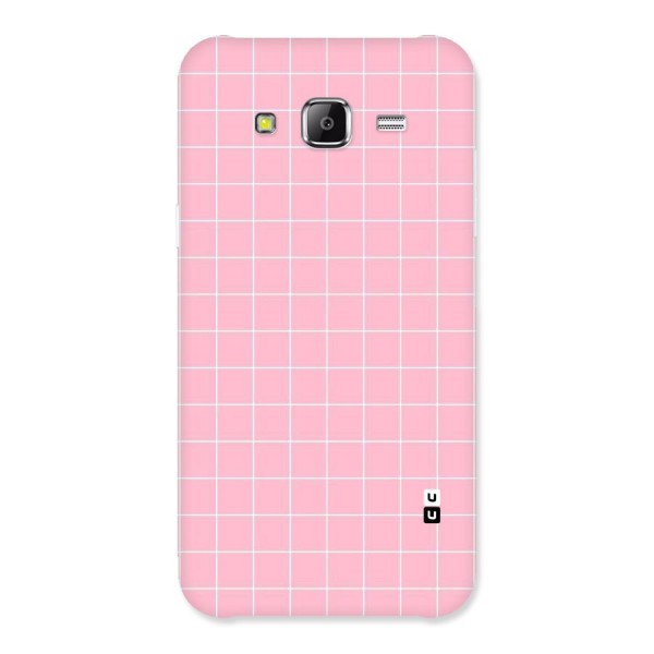 Pink Checks Back Case for Samsung Galaxy J5