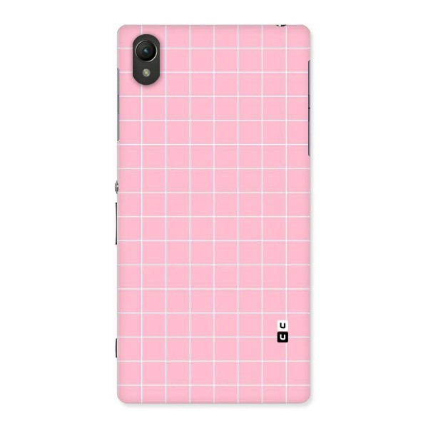 Pink Checks Back Case for Sony Xperia Z1