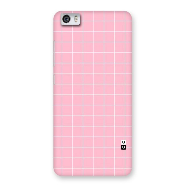 Pink Checks Back Case for Xiaomi Redmi Mi5