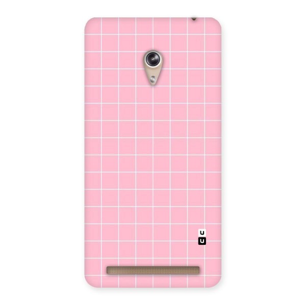 Pink Checks Back Case for Zenfone 6