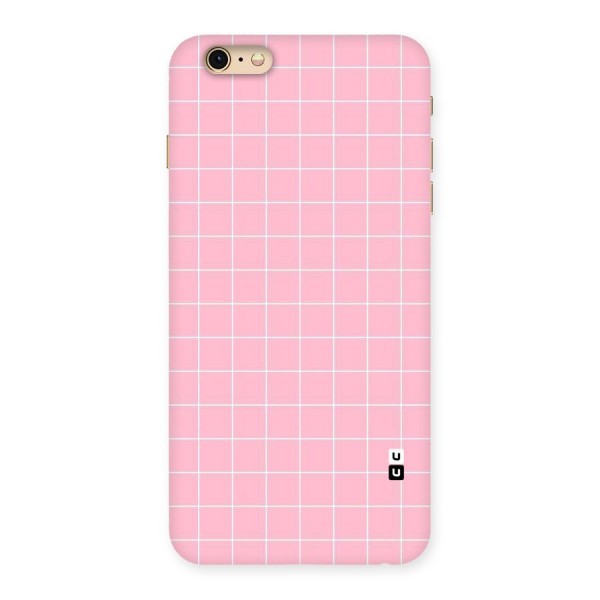 Pink Checks Back Case for iPhone 6 Plus 6S Plus