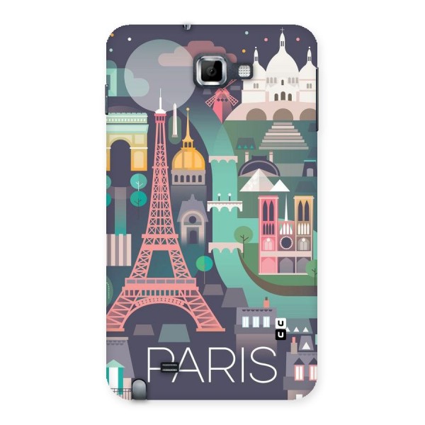 Pink Cute Tower Back Case for Galaxy Note