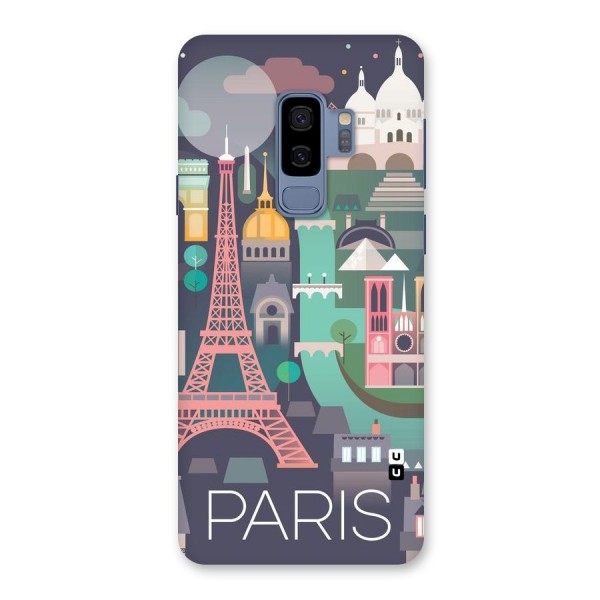 Pink Cute Tower Back Case for Galaxy S9 Plus