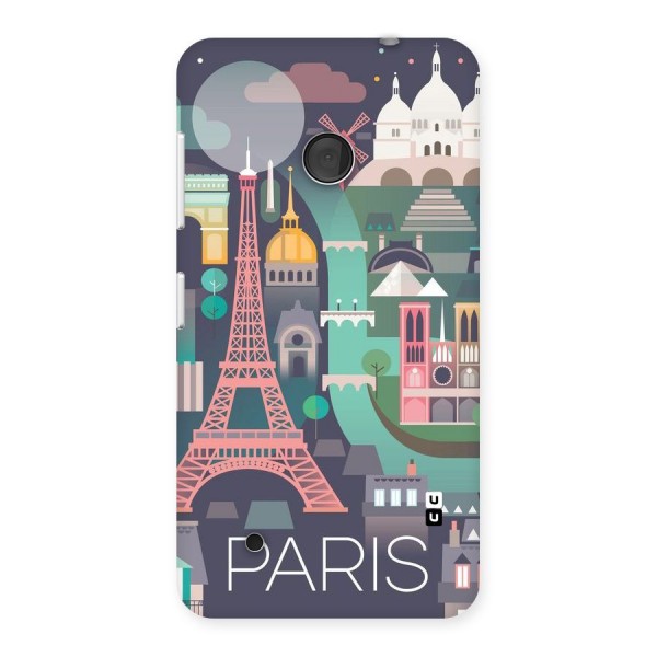 Pink Cute Tower Back Case for Lumia 530