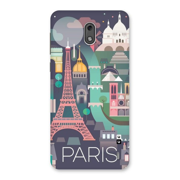 Pink Cute Tower Back Case for Nokia 2