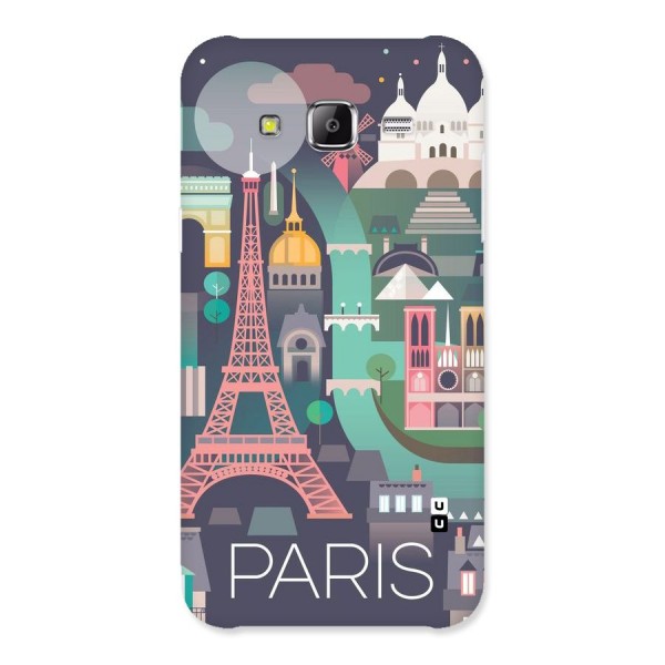 Pink Cute Tower Back Case for Samsung Galaxy J5