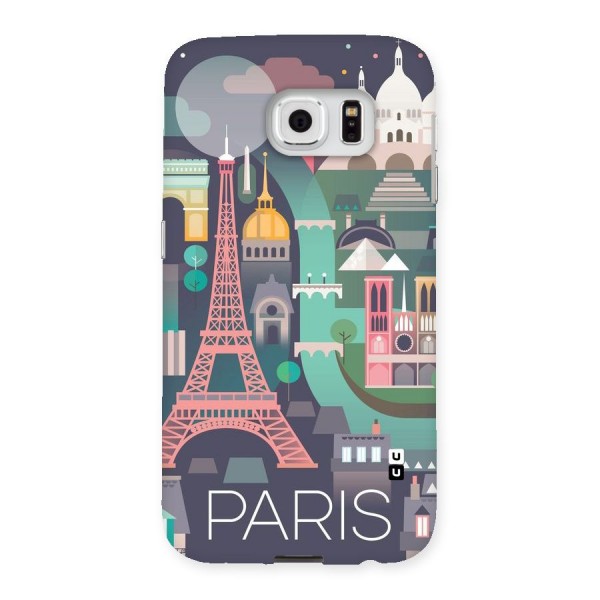 Pink Cute Tower Back Case for Samsung Galaxy S6