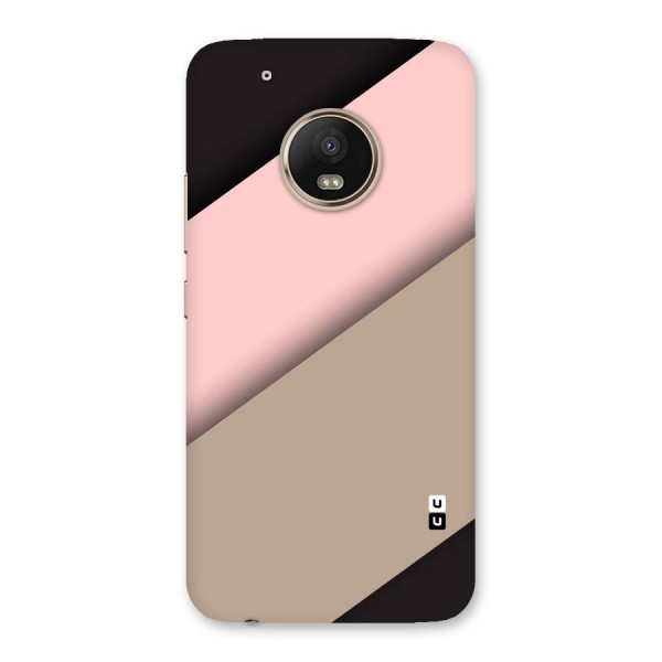 Pink Diagonal Back Case for Moto G5 Plus