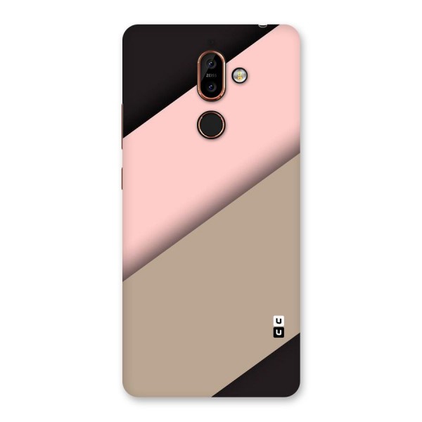 Pink Diagonal Back Case for Nokia 7 Plus