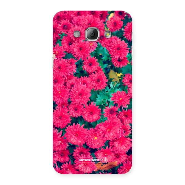 Pink Flowers Back Case for Galaxy A8