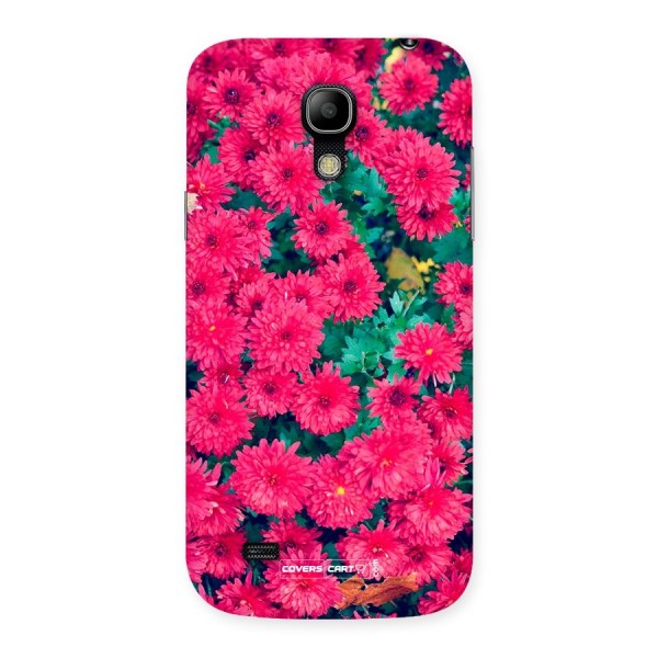 Pink Flowers Back Case for Galaxy S4 Mini