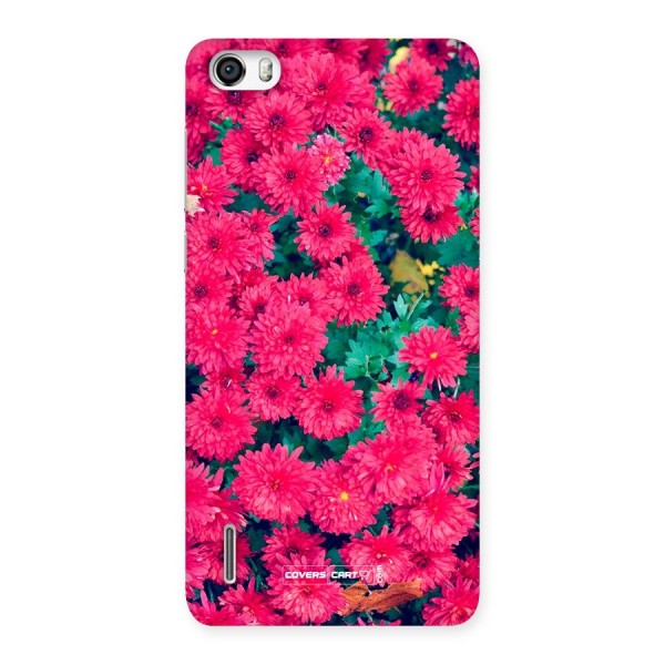 Pink Flowers Back Case for Honor 6