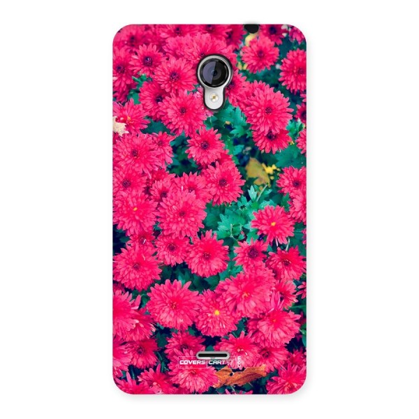 Pink Flowers Back Case for Micromax Unite 2 A106