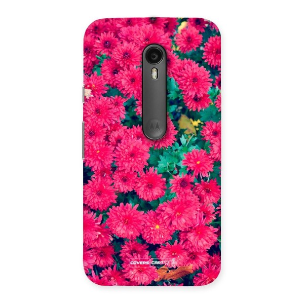 Pink Flowers Back Case for Moto G3