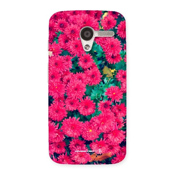 Pink Flowers Back Case for Moto X