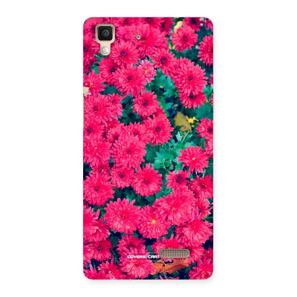 Pink Flowers Back Case for Oppo R7