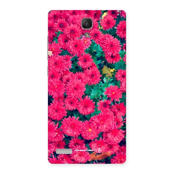 Pink Flowers Back Case for Redmi Note