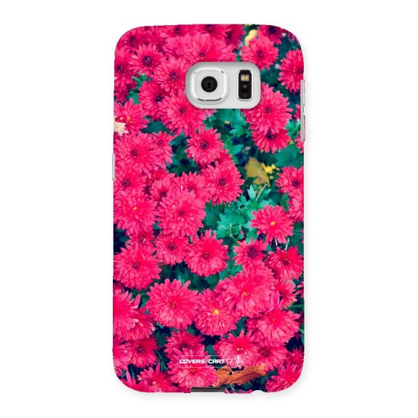 Pink Flowers Back Case for Samsung Galaxy S6