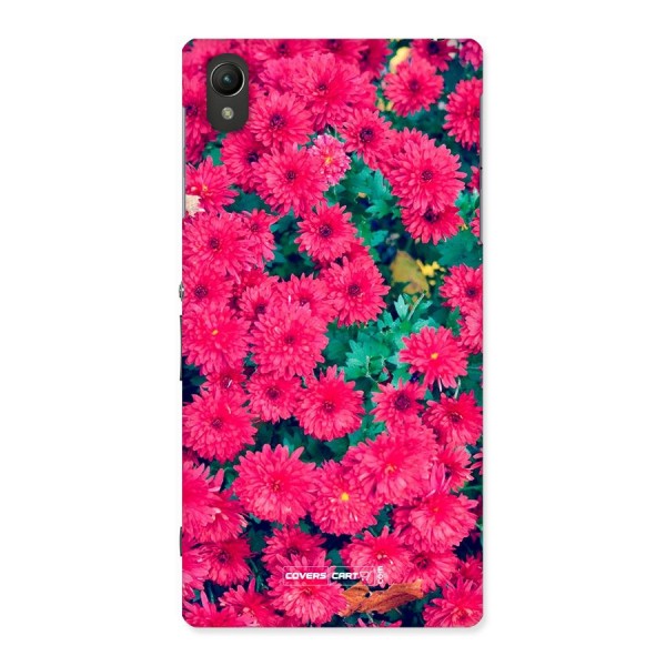 Pink Flowers Back Case for Sony Xperia Z1