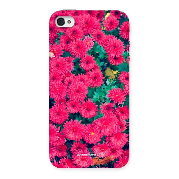 Pink Flowers Back Case for iPhone 4 4s