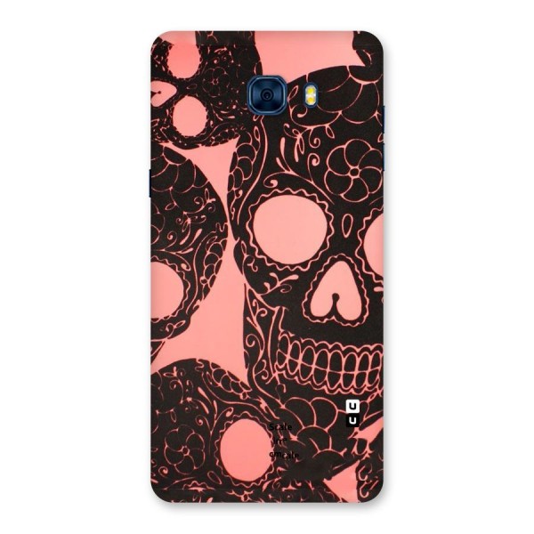 Pink Head Back Case for Galaxy C7 Pro