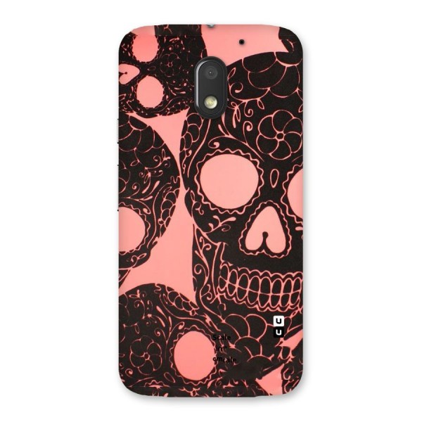 Pink Head Back Case for Moto E3 Power