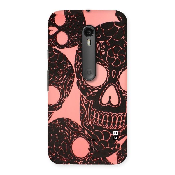 Pink Head Back Case for Moto G3