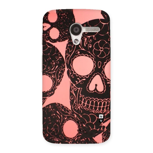 Pink Head Back Case for Moto X