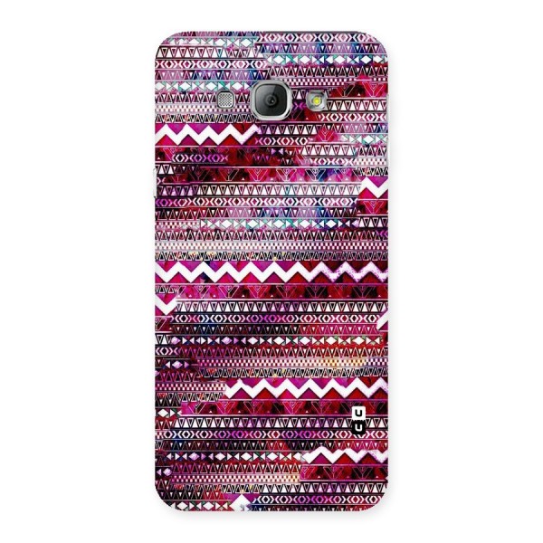 Pink Indie Pattern Back Case for Galaxy A8